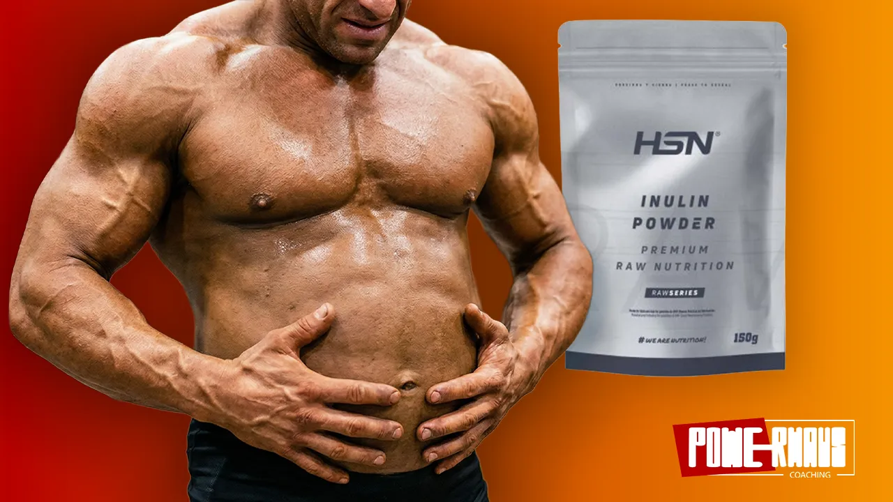 Inuline poeder supplement voor darmgezondheid en spijsvertering bij sporters